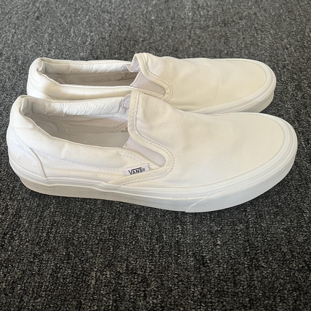 Vans 500714 WHITE Slip-on Shoes Size Women
