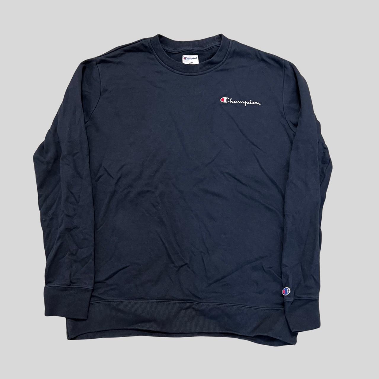 Champion navy blue jumper best sale