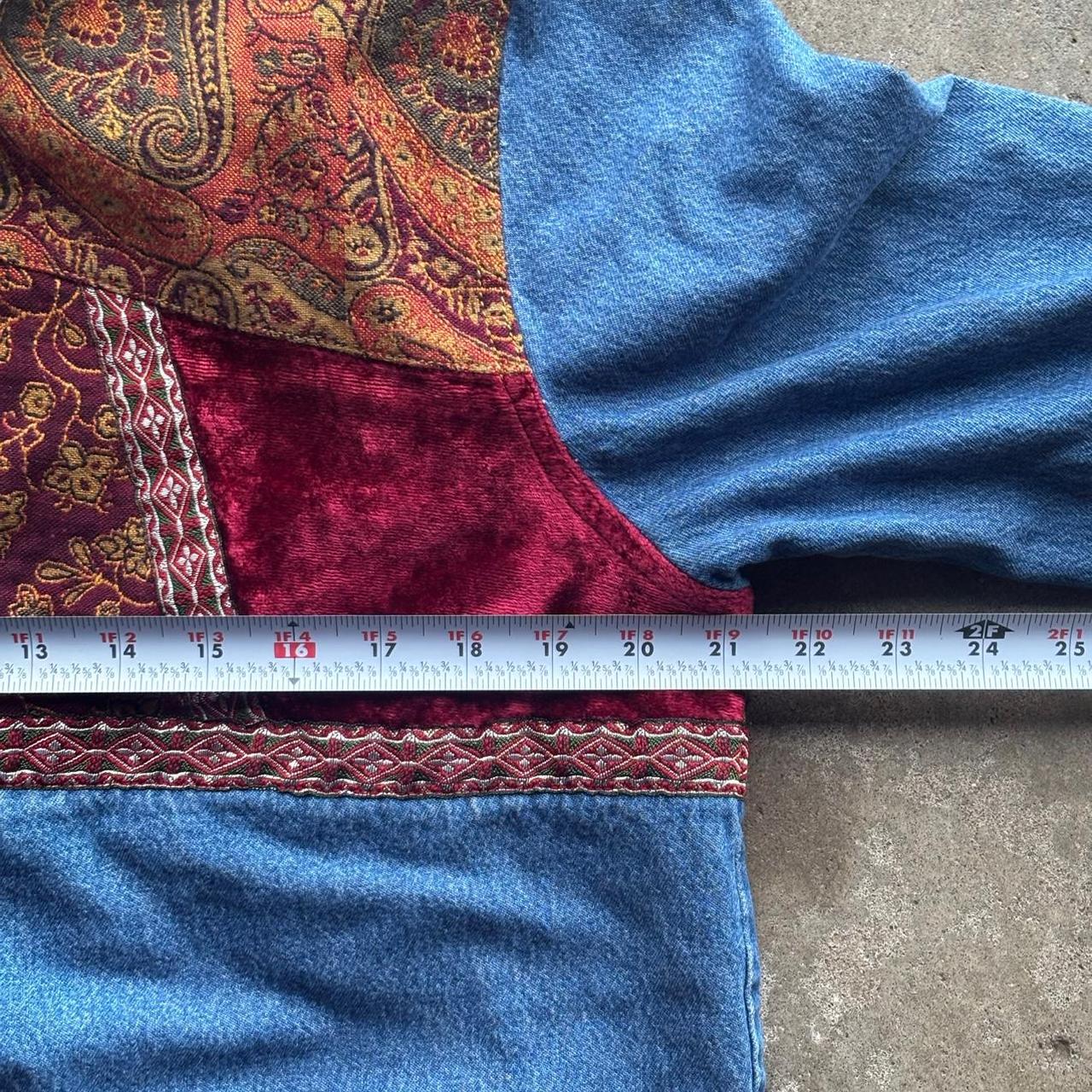 Women's Jacket - Multi/Blue - L – Unique patchwor… - image 6