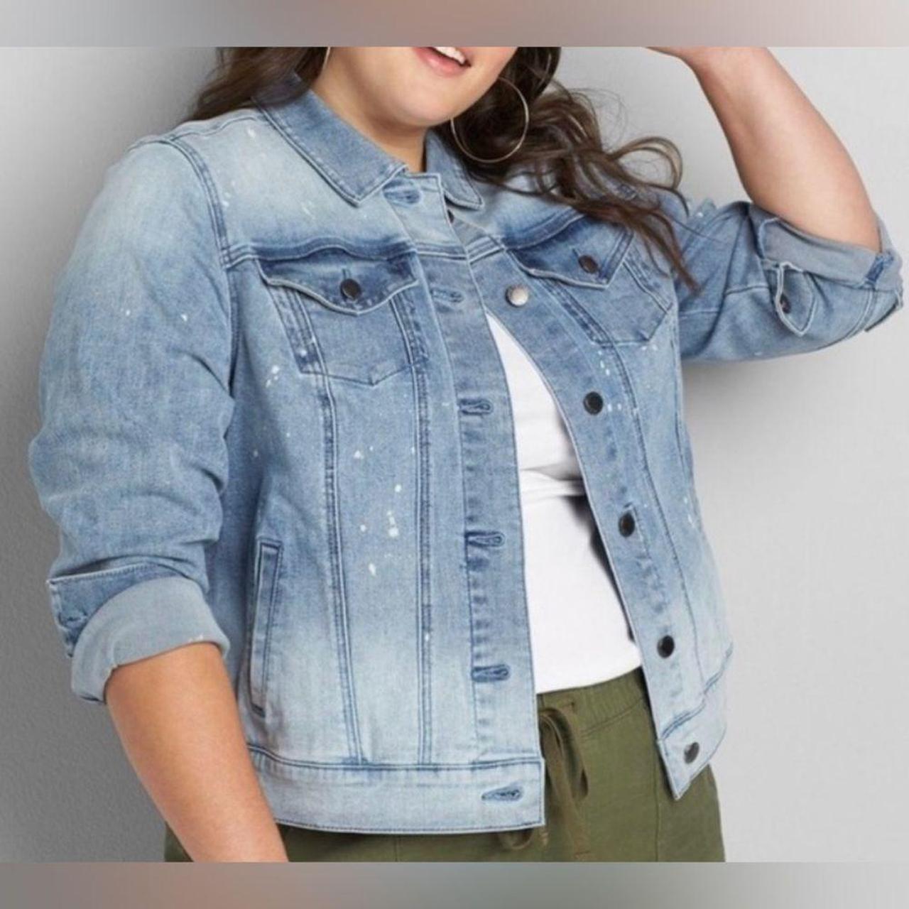 Lane bryant jean purchases jacket