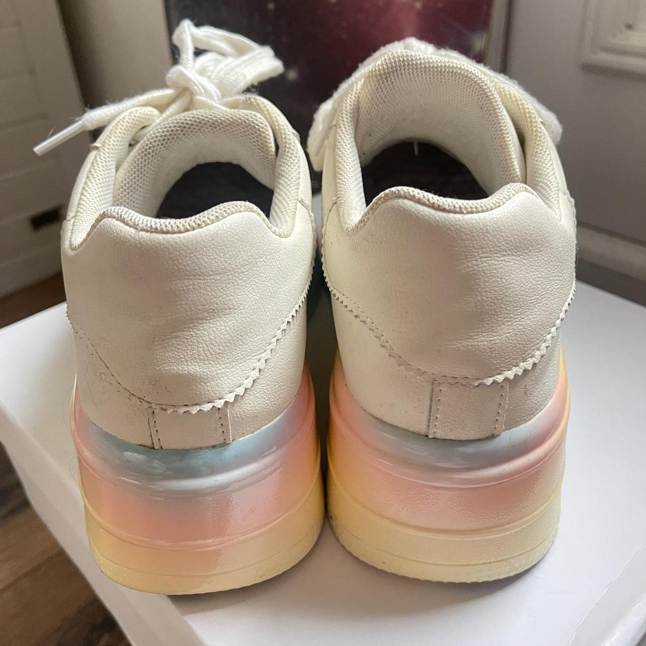multicoloured trainers