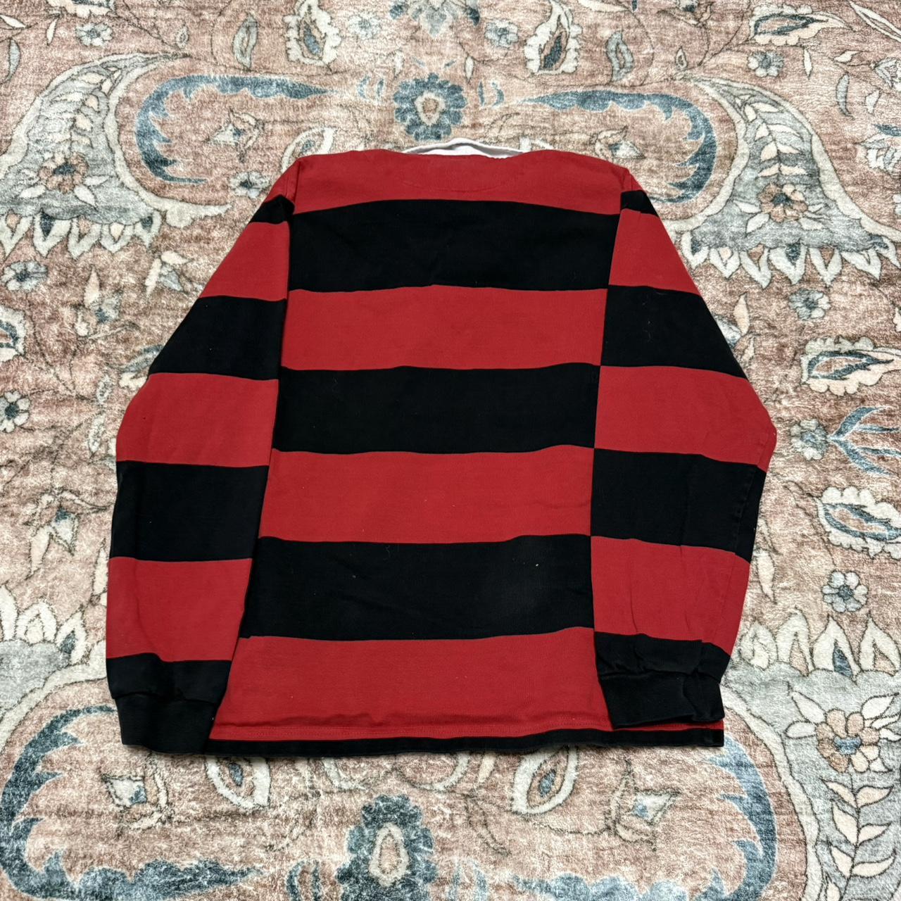 Men's Sweater - Red/Multi - M – Red and Black Str… - image 3