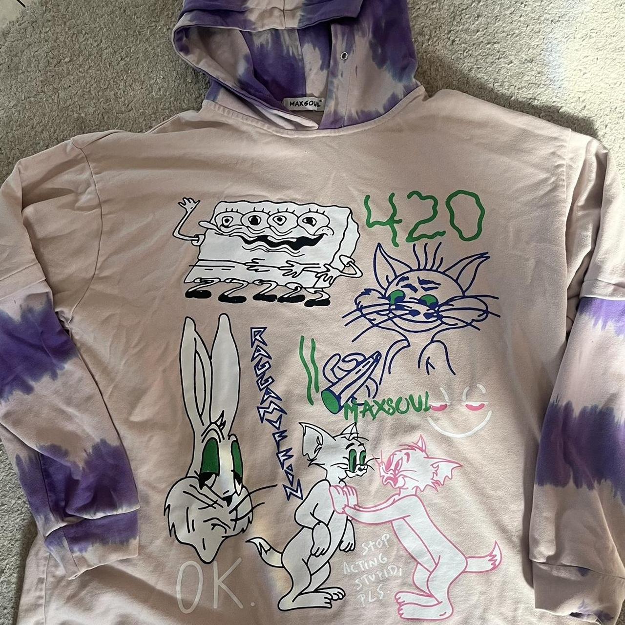 One of a kind hoodie from asian brand Depop