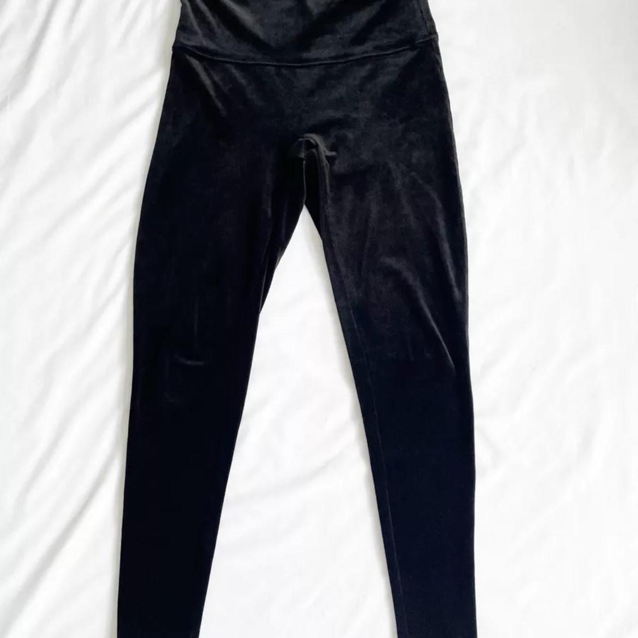 Spanx Women's Leggings Black XL – Spanx Black Velvet High Rise