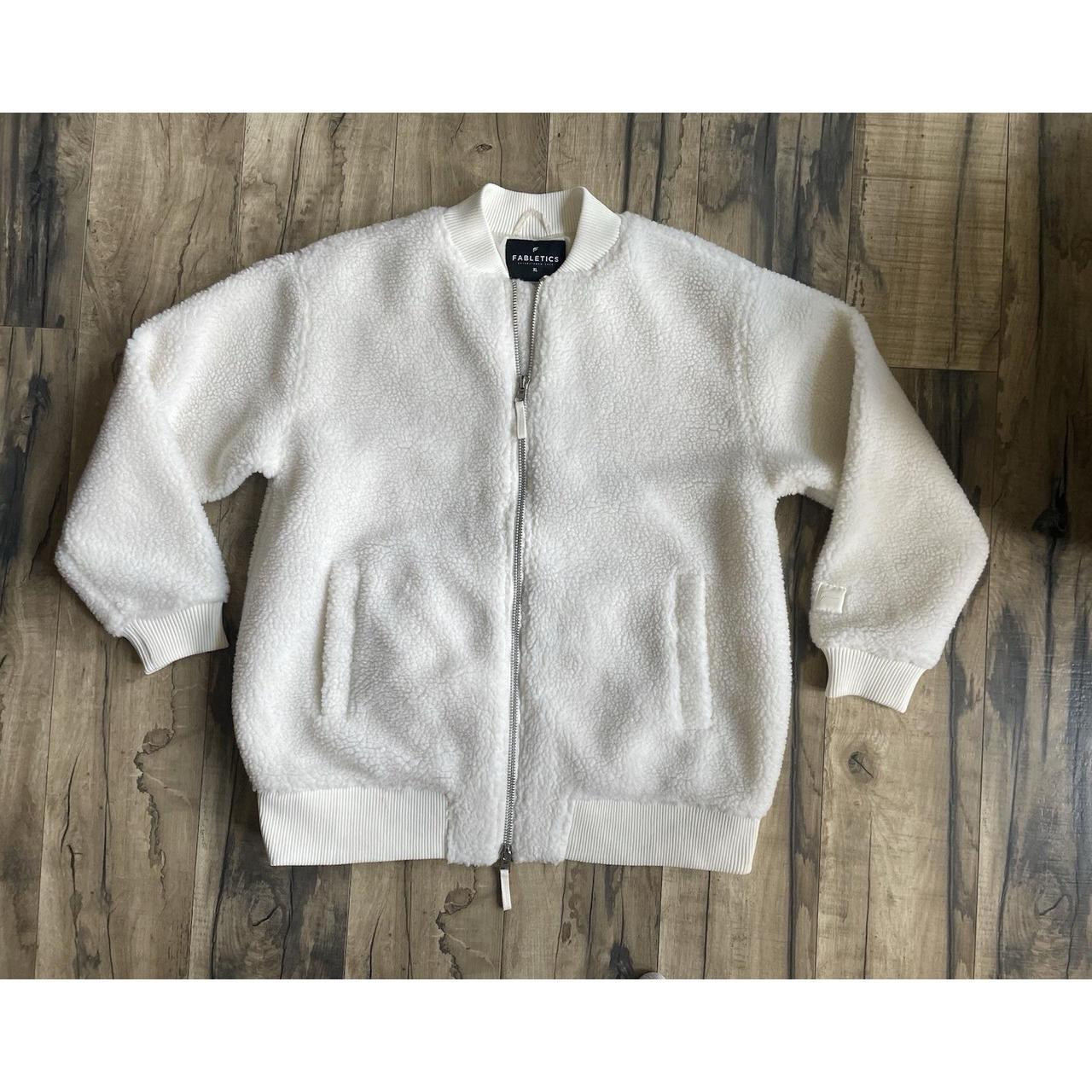 Fabletics Women's Jacket - White - XL – Fabletics… - image 1