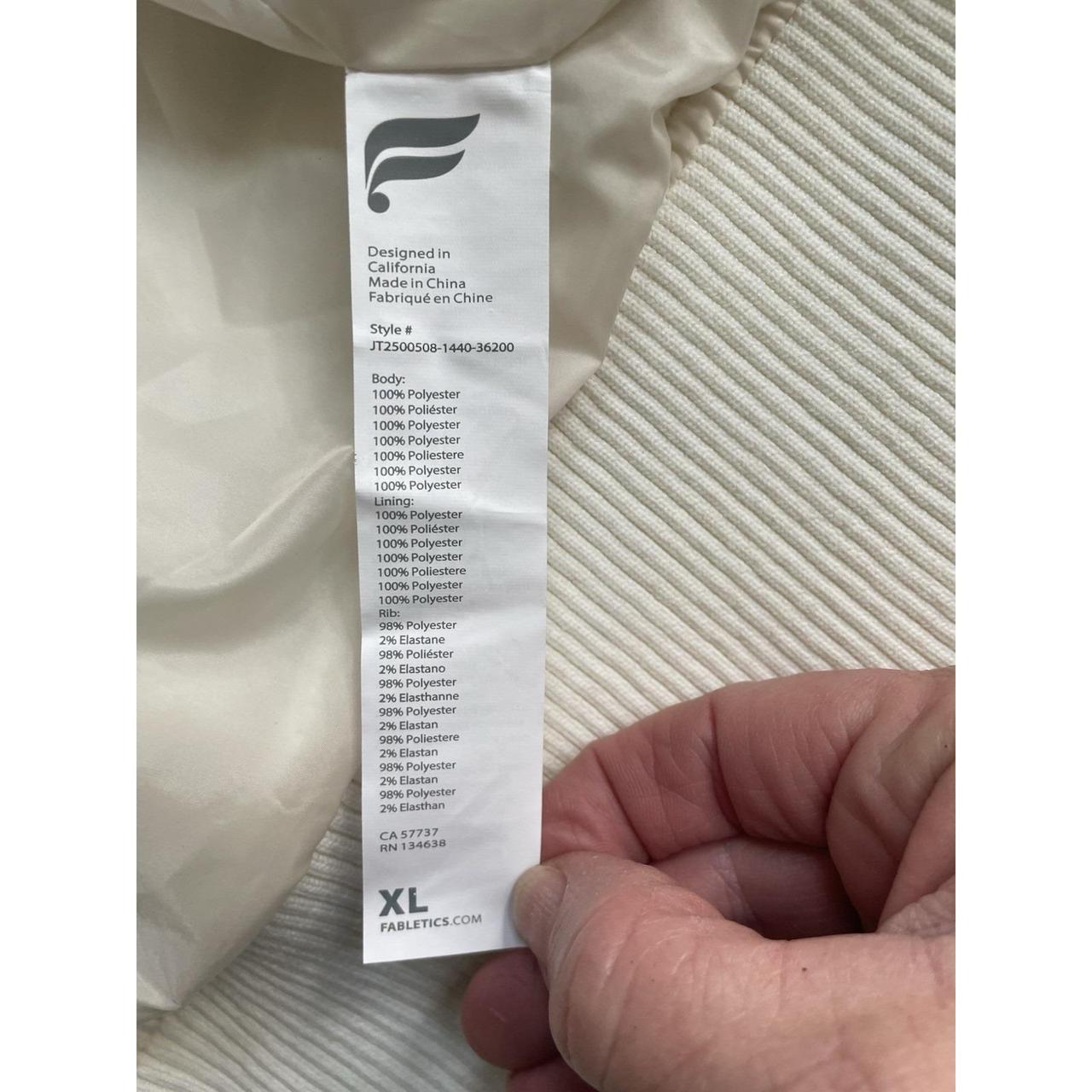 Fabletics Women's Jacket - White - XL – Fabletics… - image 8