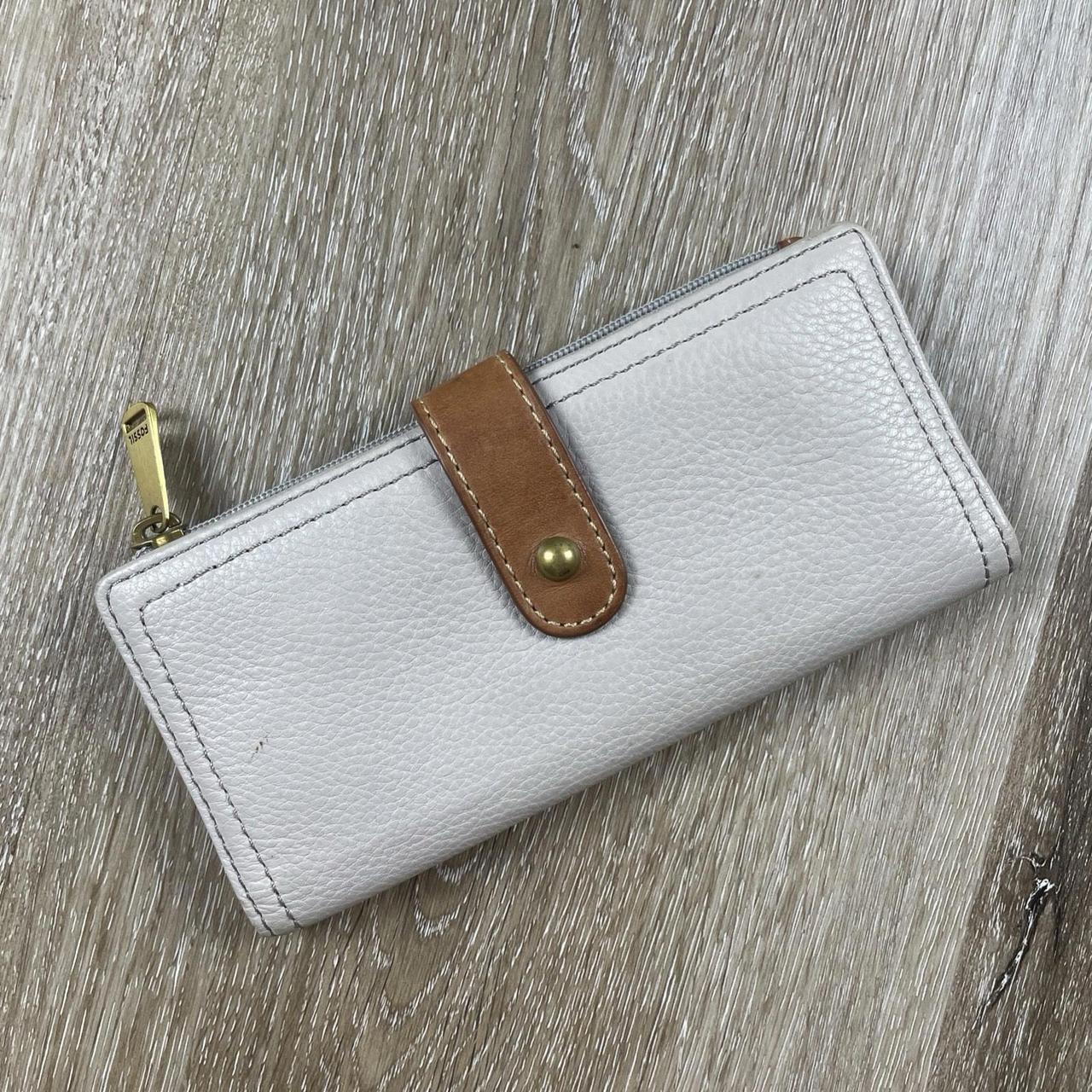 Fossil Women's Wallet - Cream – Fossil Leather Wa… - image 2