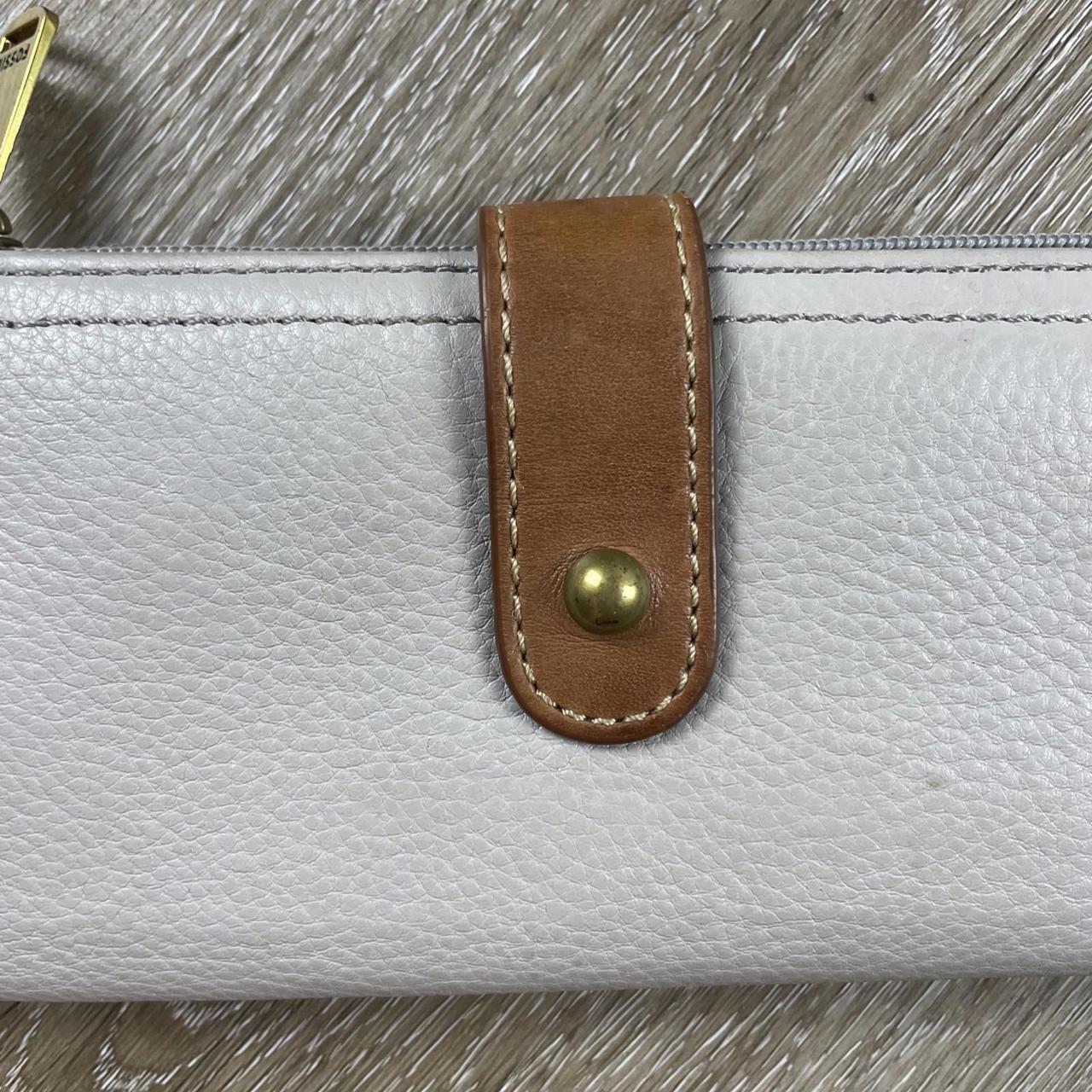 Fossil Women's Wallet - Cream – Fossil Leather Wa… - image 4