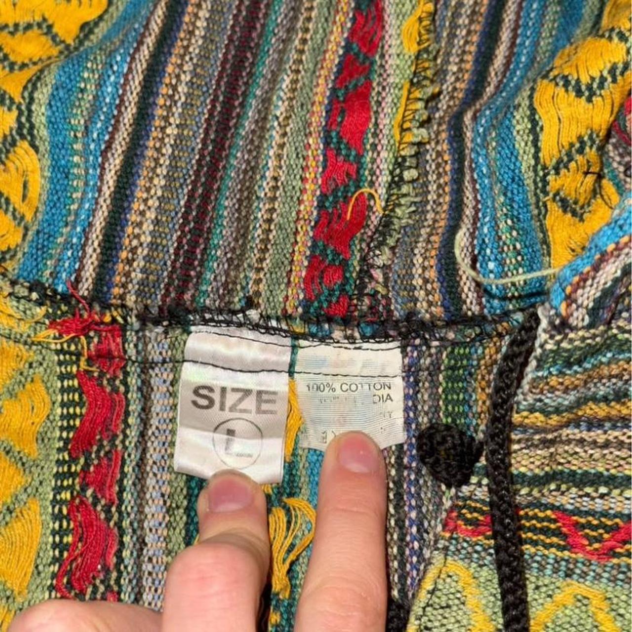 Men's Jacket - Multi - L – Hippie Patchwork Jacke… - image 2