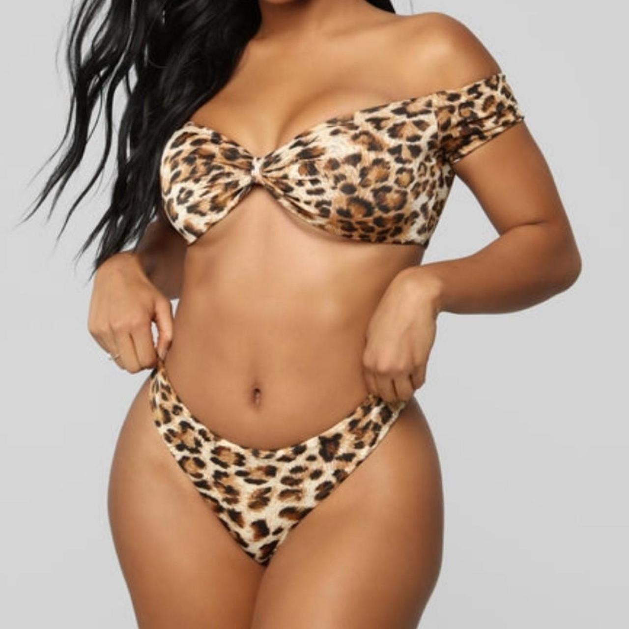 Fashion nova cheetah bikini online