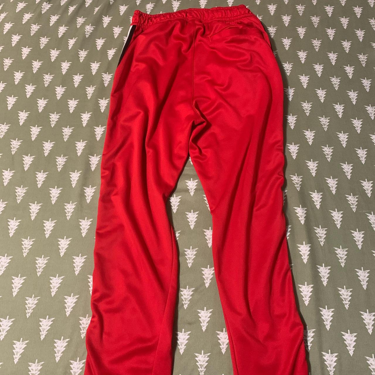 mens red nike tracksuit set