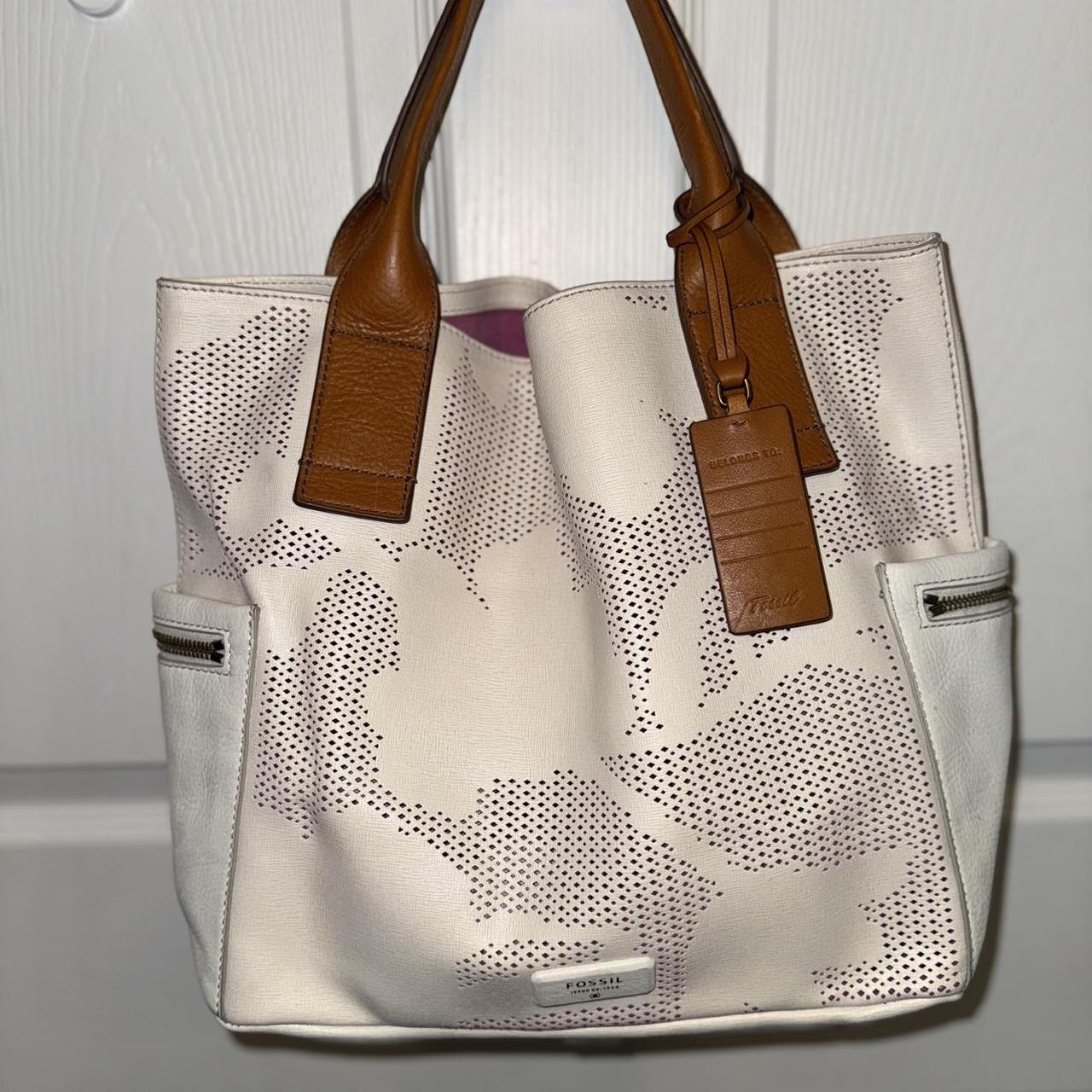 Fossil Women's Satchels - Cream/White – Fossil Co… - image 1