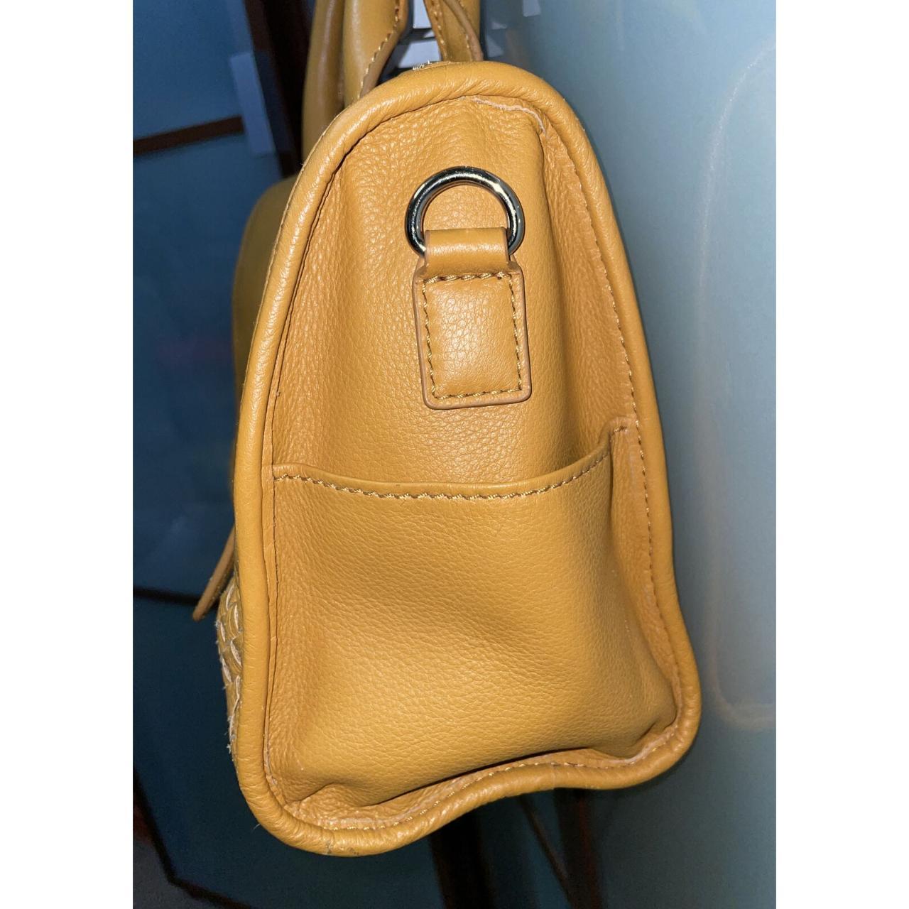 Designer Women's Satchels - Tan/Yellow – Elevate … - image 4