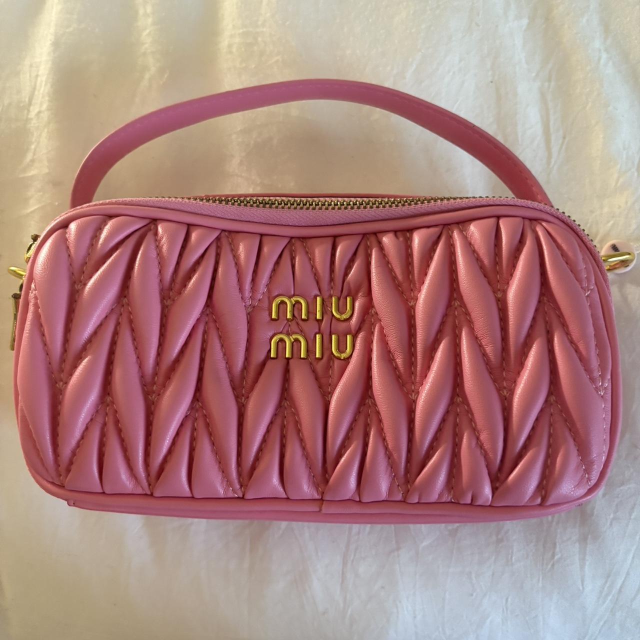 Miu Miu Women's Bag - Pink – Miu Miu Napa Leather… - image 1