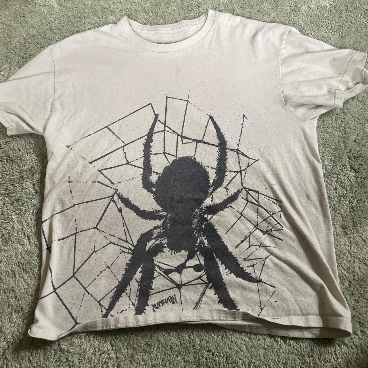 ORIGINAL Purdain large Spider shirt worn once or... Depop