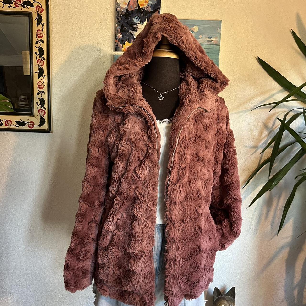 Forever 21 pink fur jacket best sale