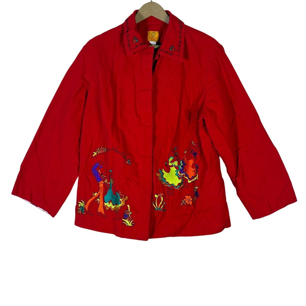 Ruby Rd. Women's Jacket - Red - 18 – Ruby Rd Embr… - image 1