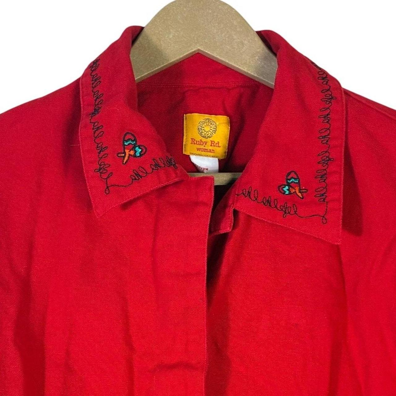 Ruby Rd. Women's Jacket - Red - 18 – Ruby Rd Embr… - image 2