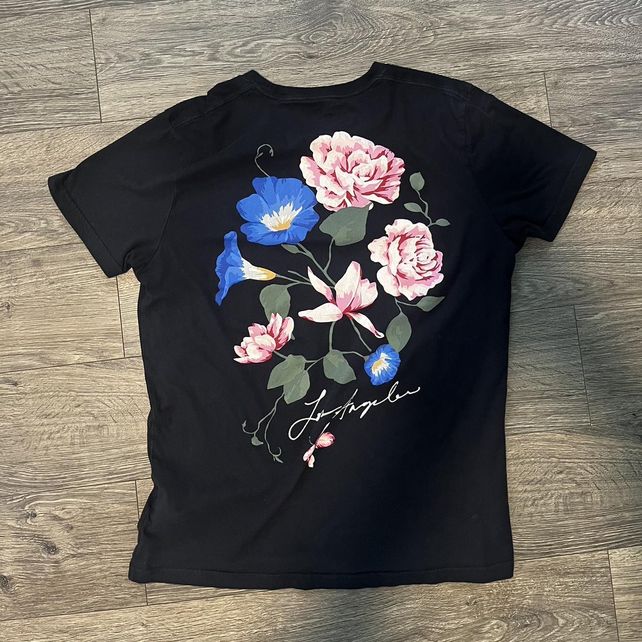 Hollister flower t shirt best sale