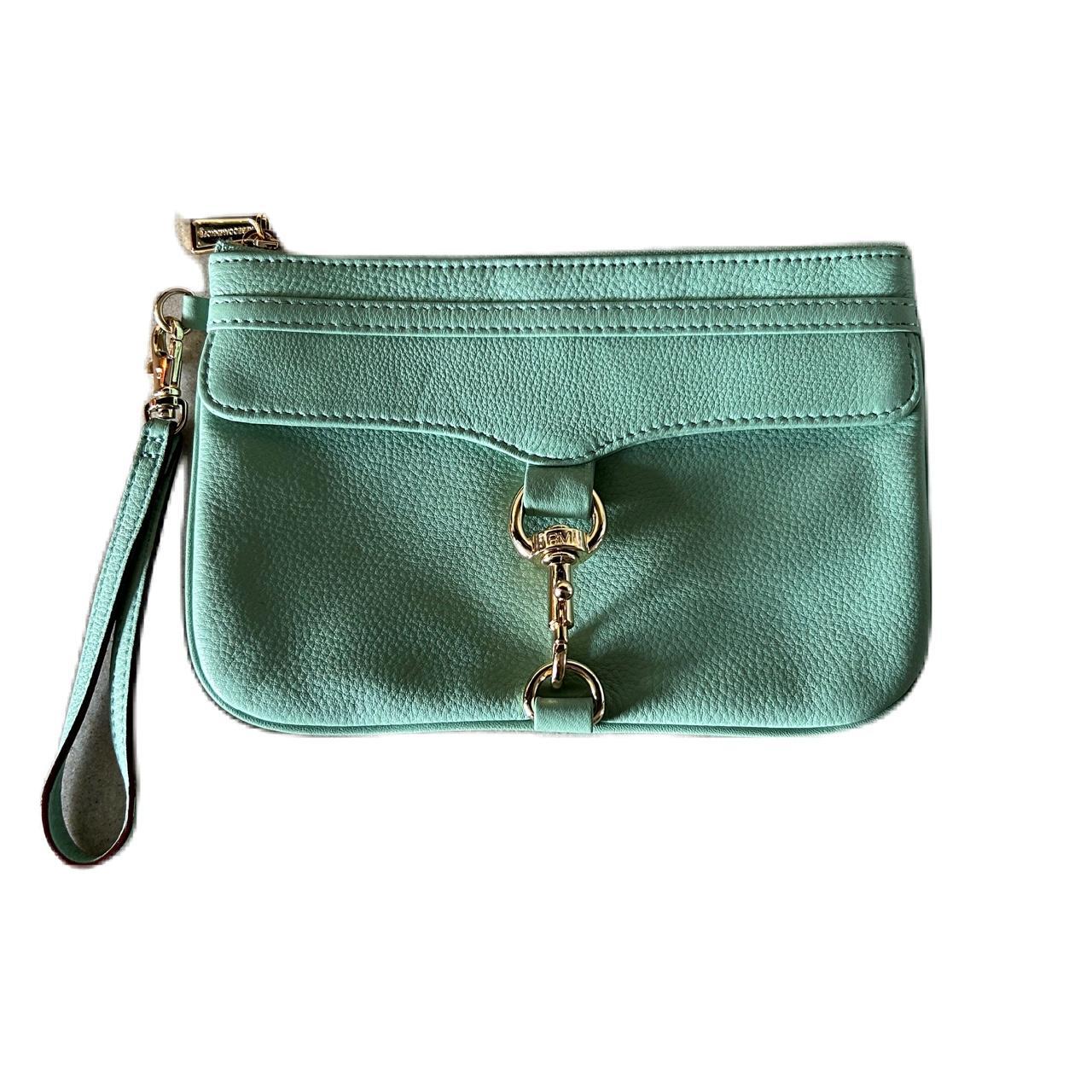 Mint green deals Rebecca Minkoff mini mac crossbody bagt