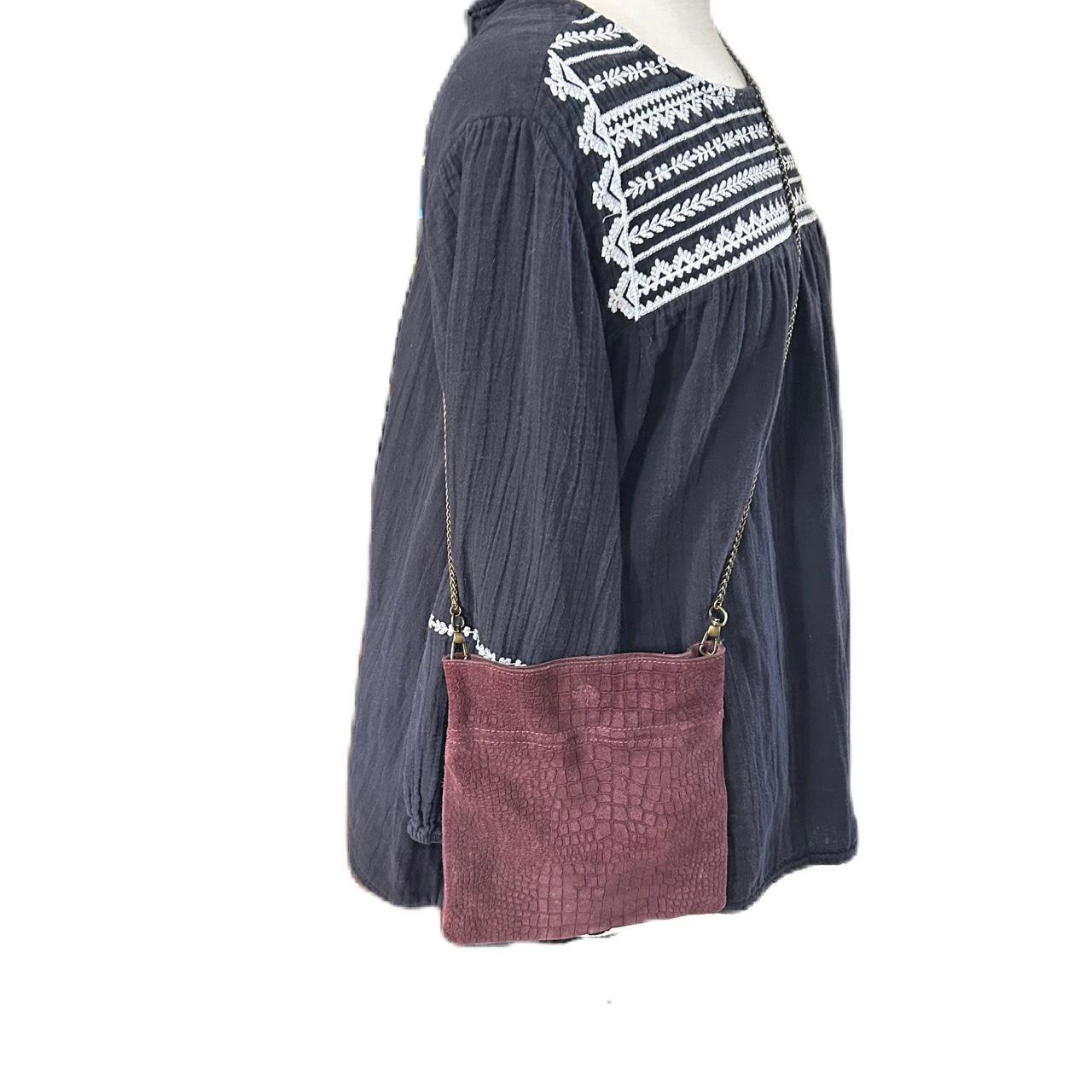 Free People Nicolette Genuine Suede Clutch Depop