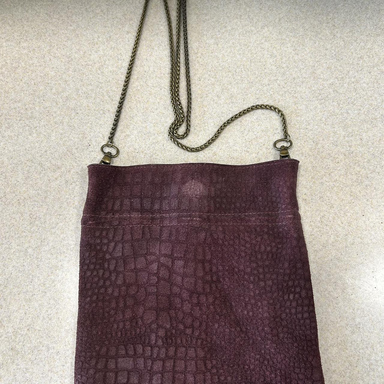 Free People Nicolette Genuine Suede Clutch Depop