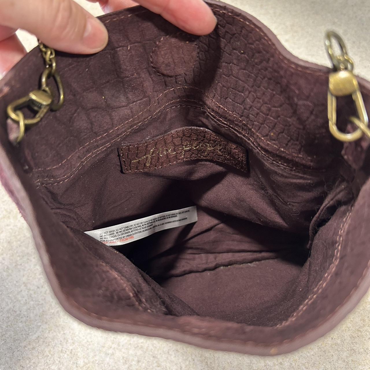 Free People Nicolette Genuine Suede Clutch