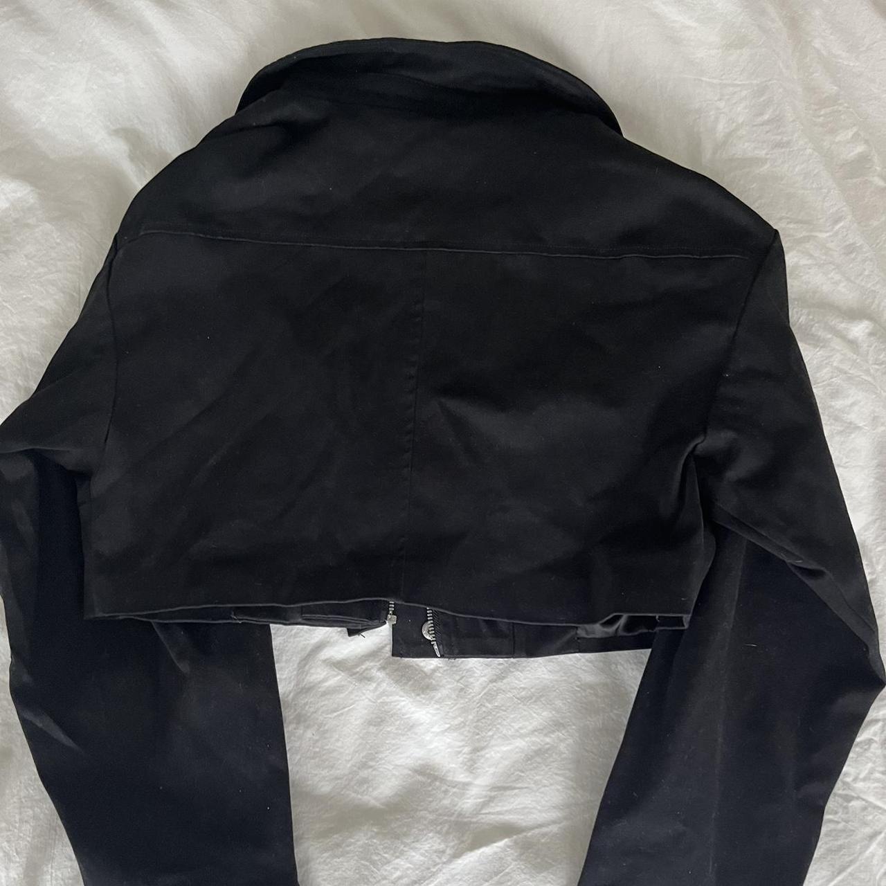 I AM GIA black cropped Incepere jacket with Depop