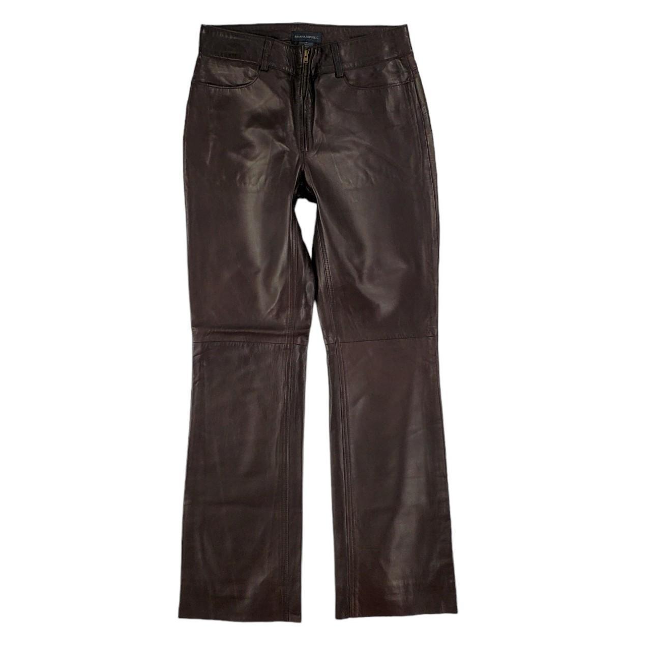 Y2K banana republic softest leather pants…perfect rise/boot cut