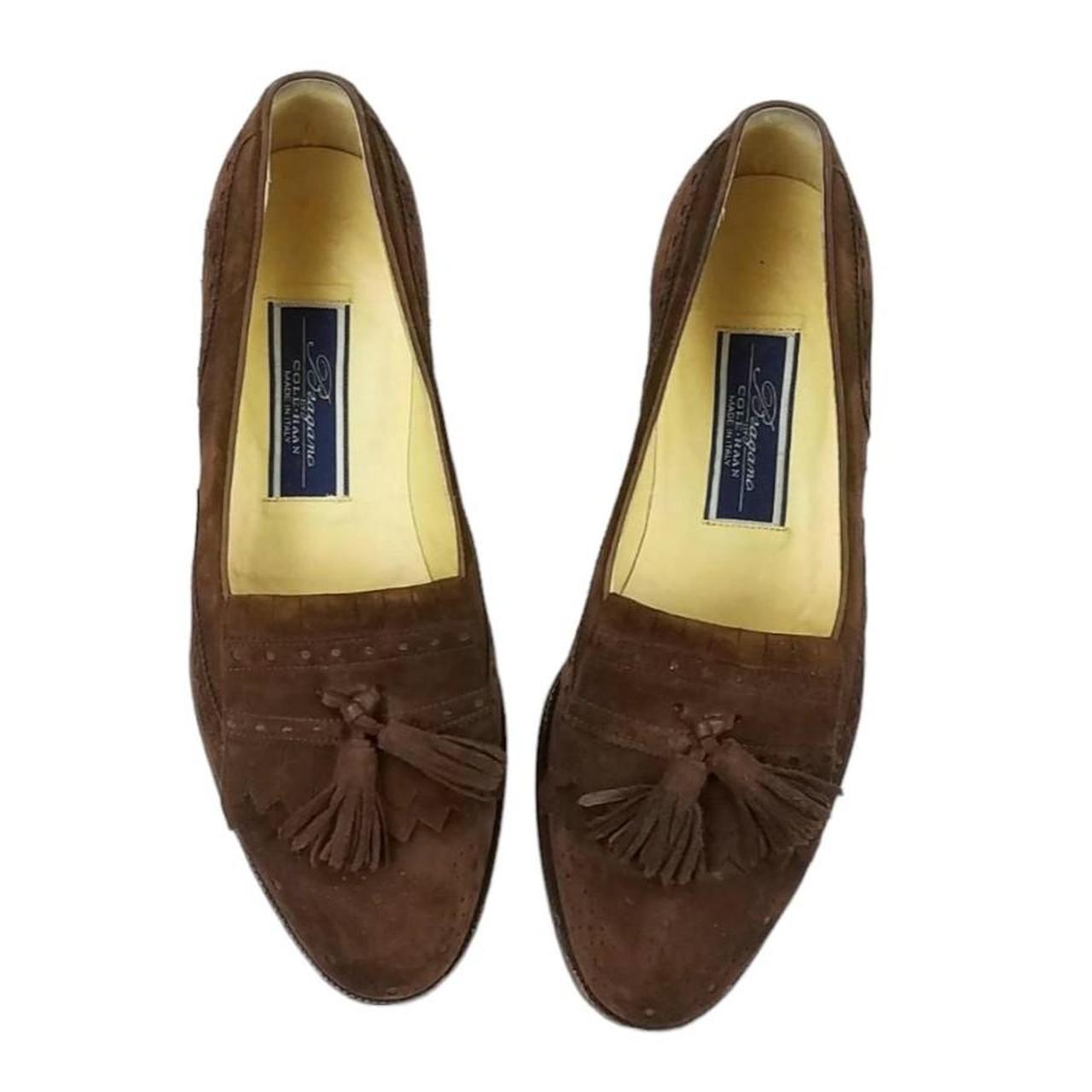 cole haan brown suede