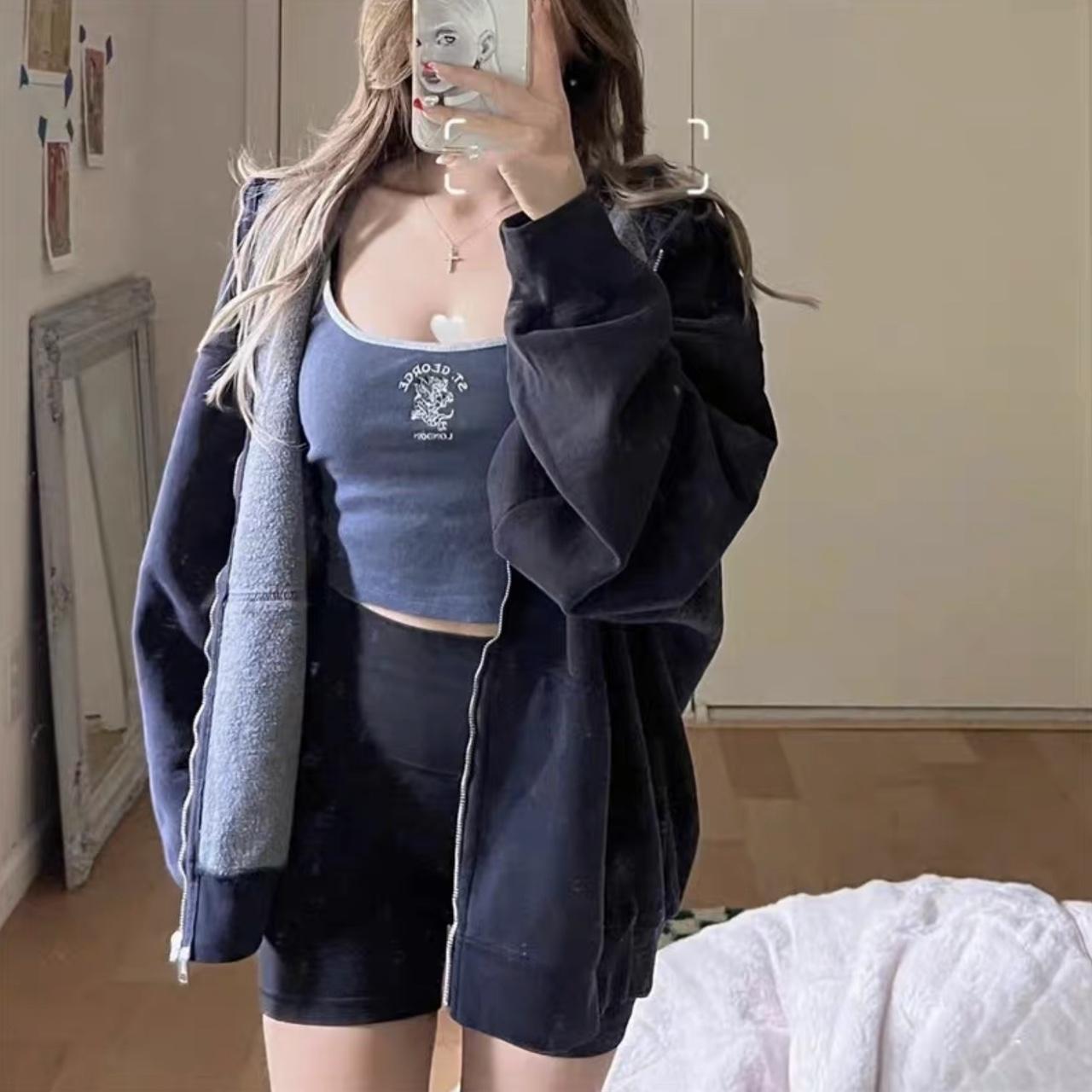 Brandy Melville zip hoodie Brand New with tag Depop