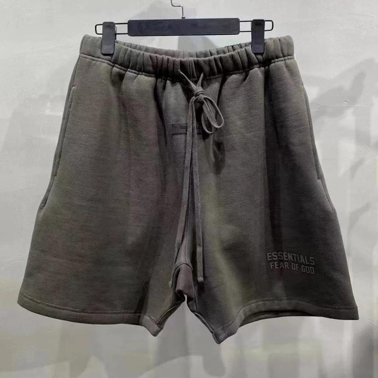 Essentials 9th Shorts available in Small Price is... - Depop