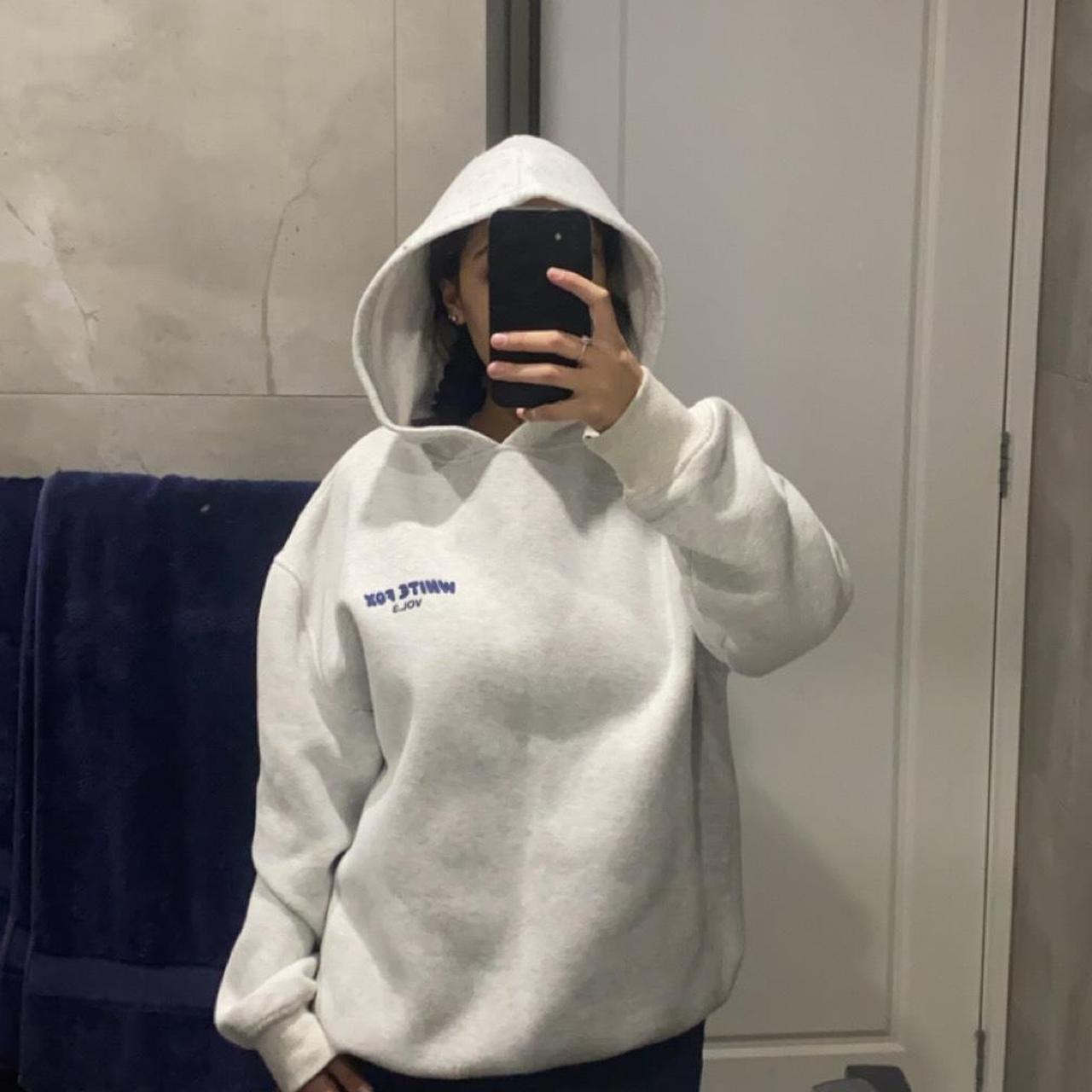 White Fox Boutique - offstage hoodie mineral grey,... - Depop