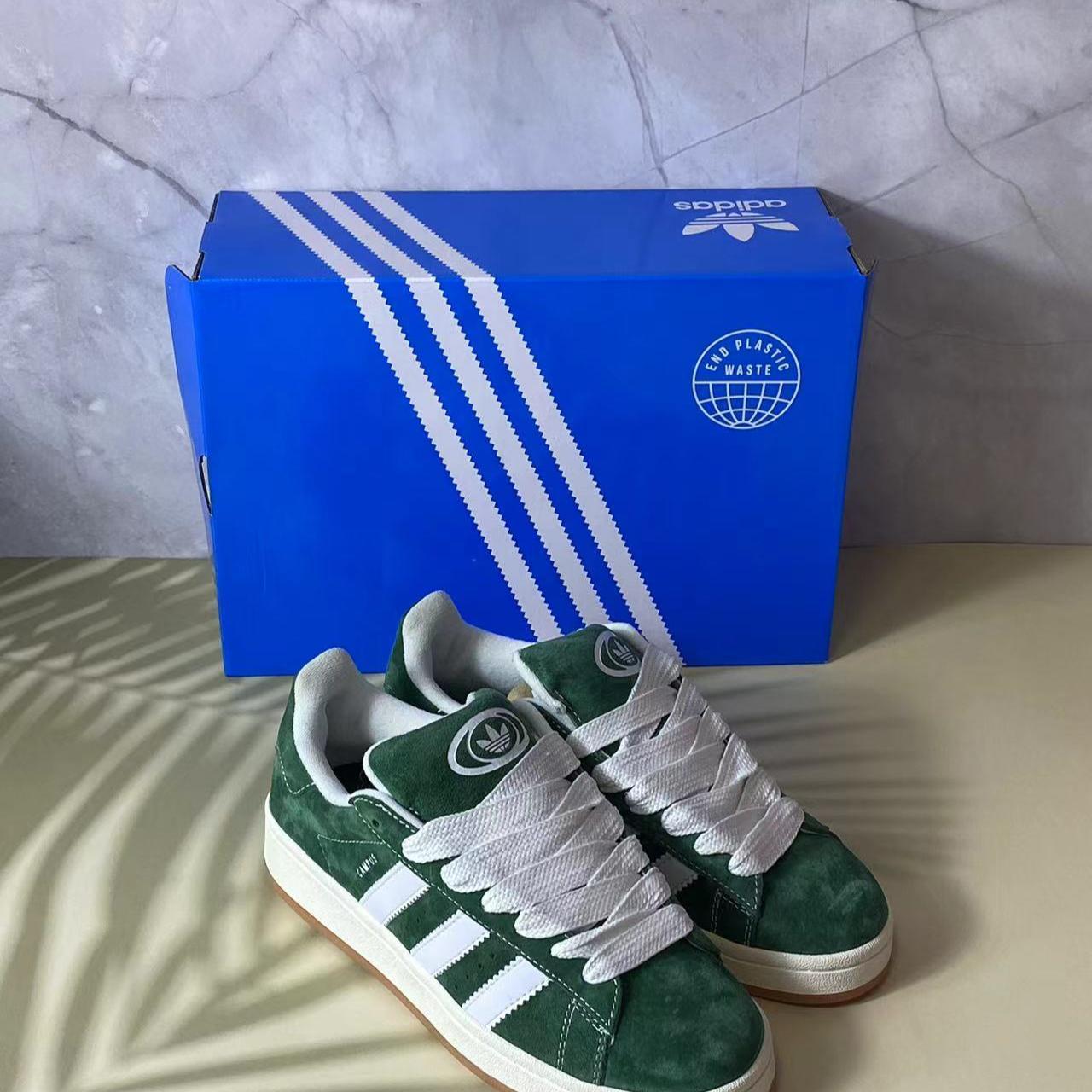 Adidas Campus 00s Women's Green Sneakers women's... - Depop