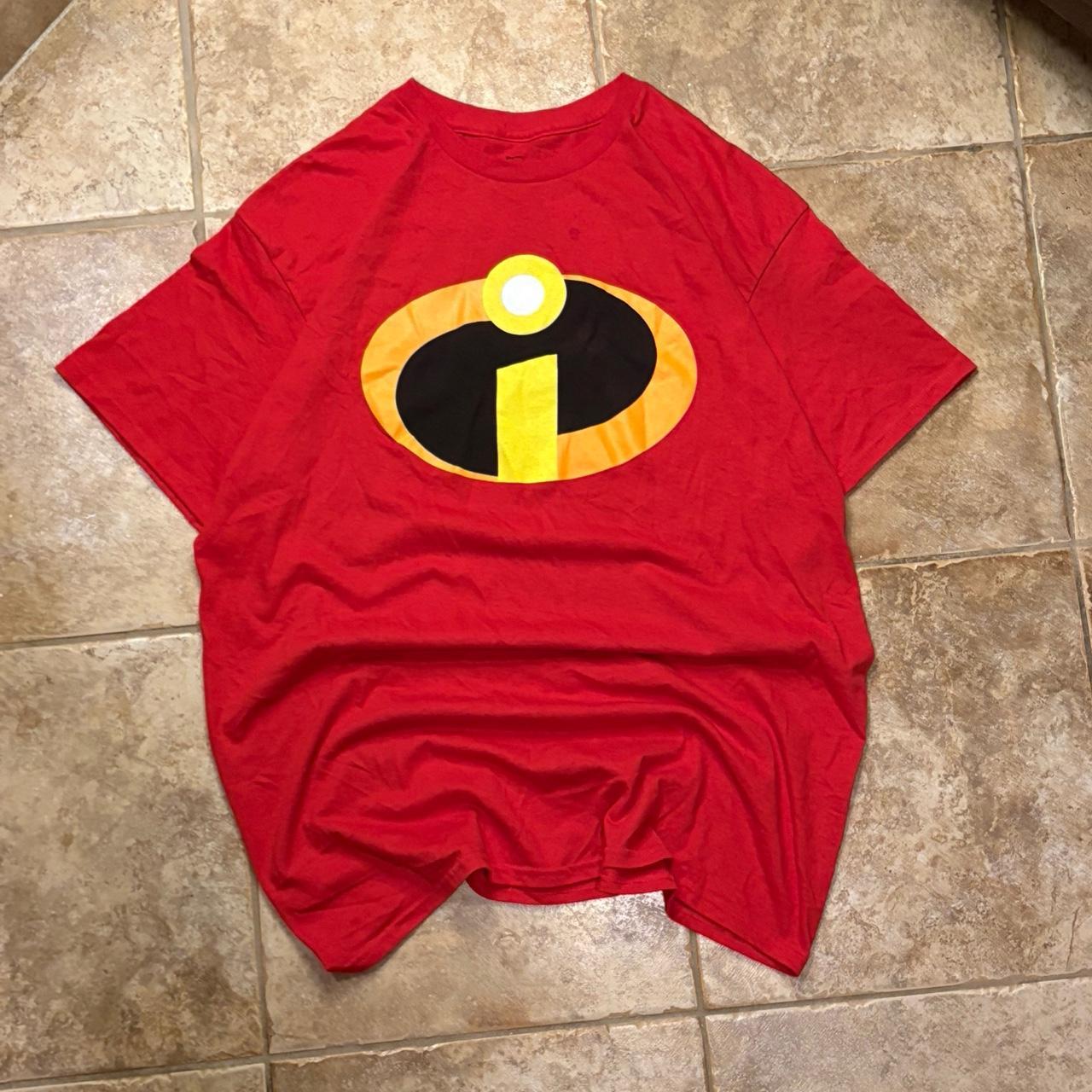 Disney Men's T-shirt Red XL – The Incredibles T-shirt Size:XL …