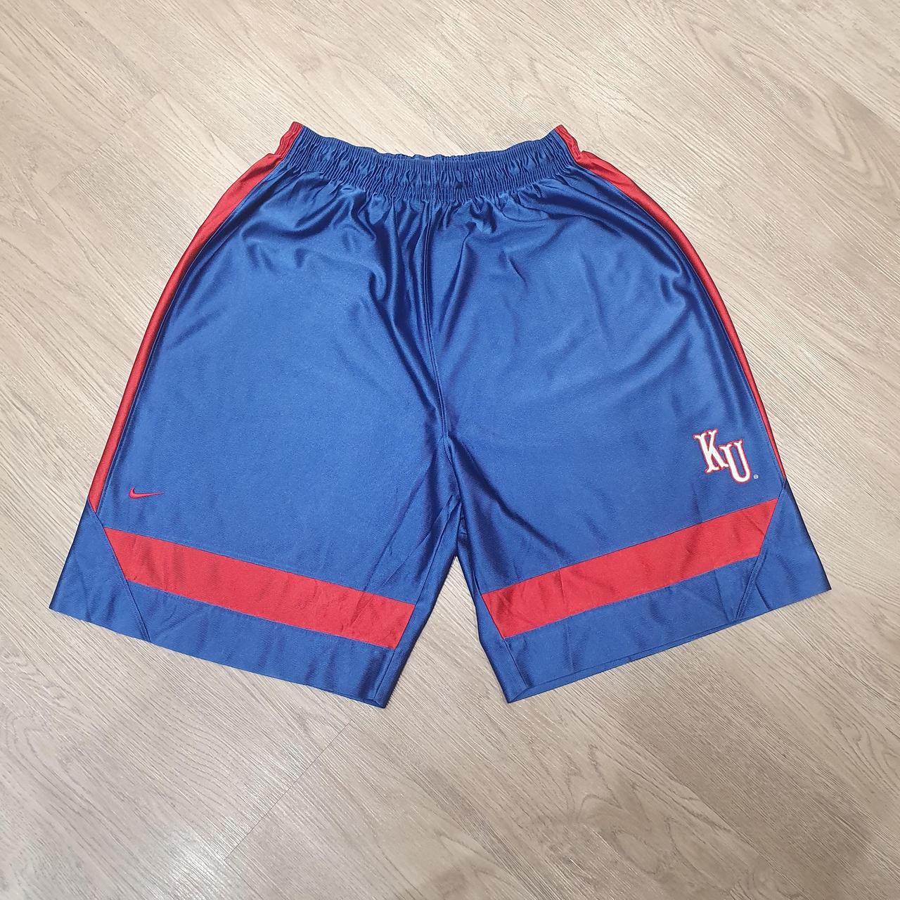 Vintage Nike team Kansas jayhawks basketball shorts