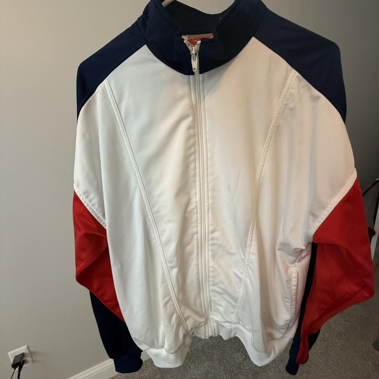 Nike Men's Jacket - White/Multi - L – red white b… - image 1