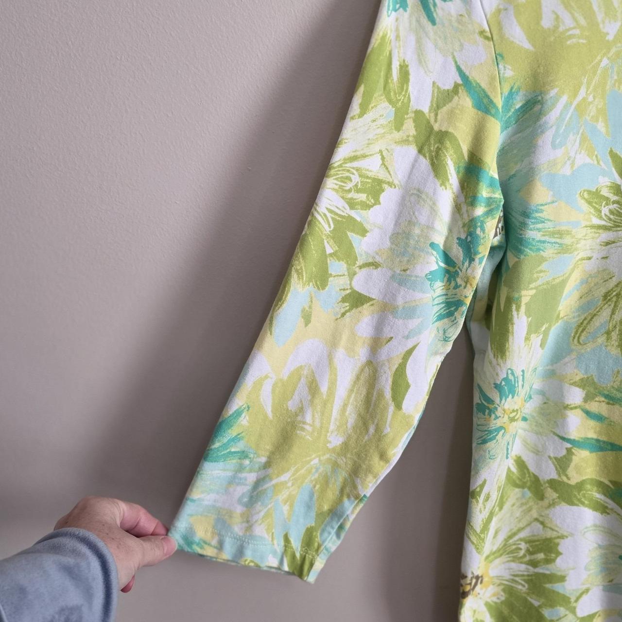 Ruby Rd. Women's Shirt - Green/Multi - L – Ruby R… - image 3