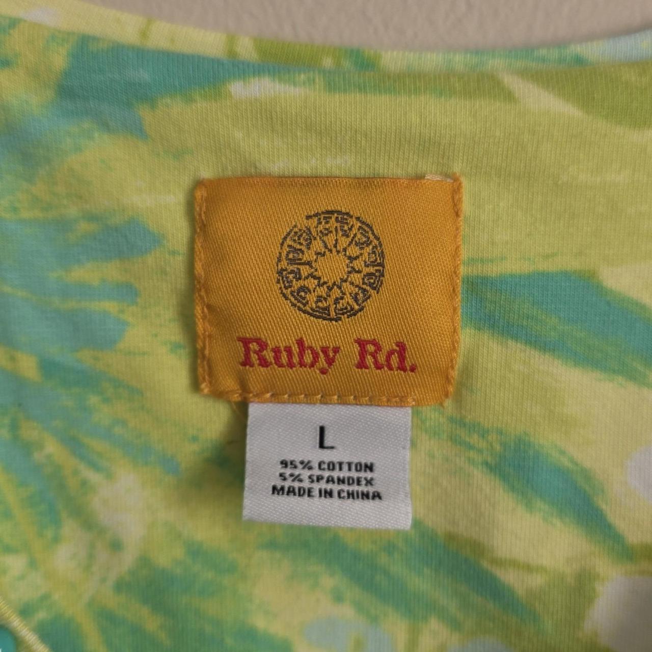 Ruby Rd. Women's Shirt - Green/Multi - L – Ruby R… - image 6