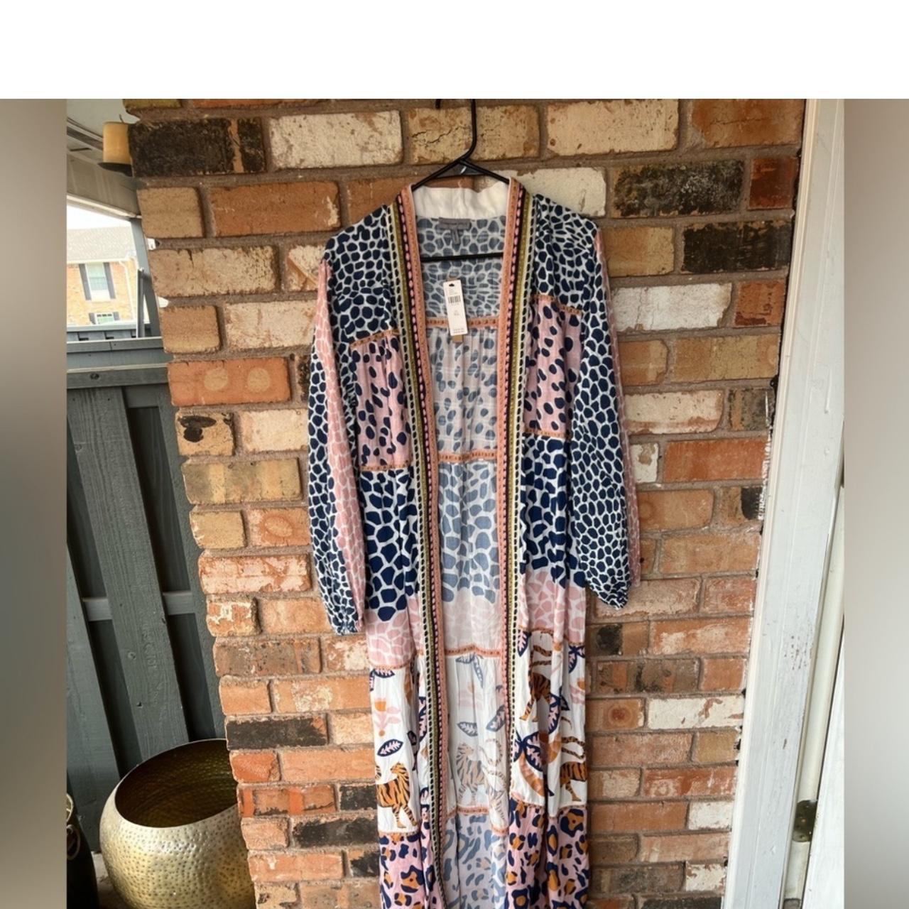 Anthropologie Conditions Apply Printed Duster outlet Kimono