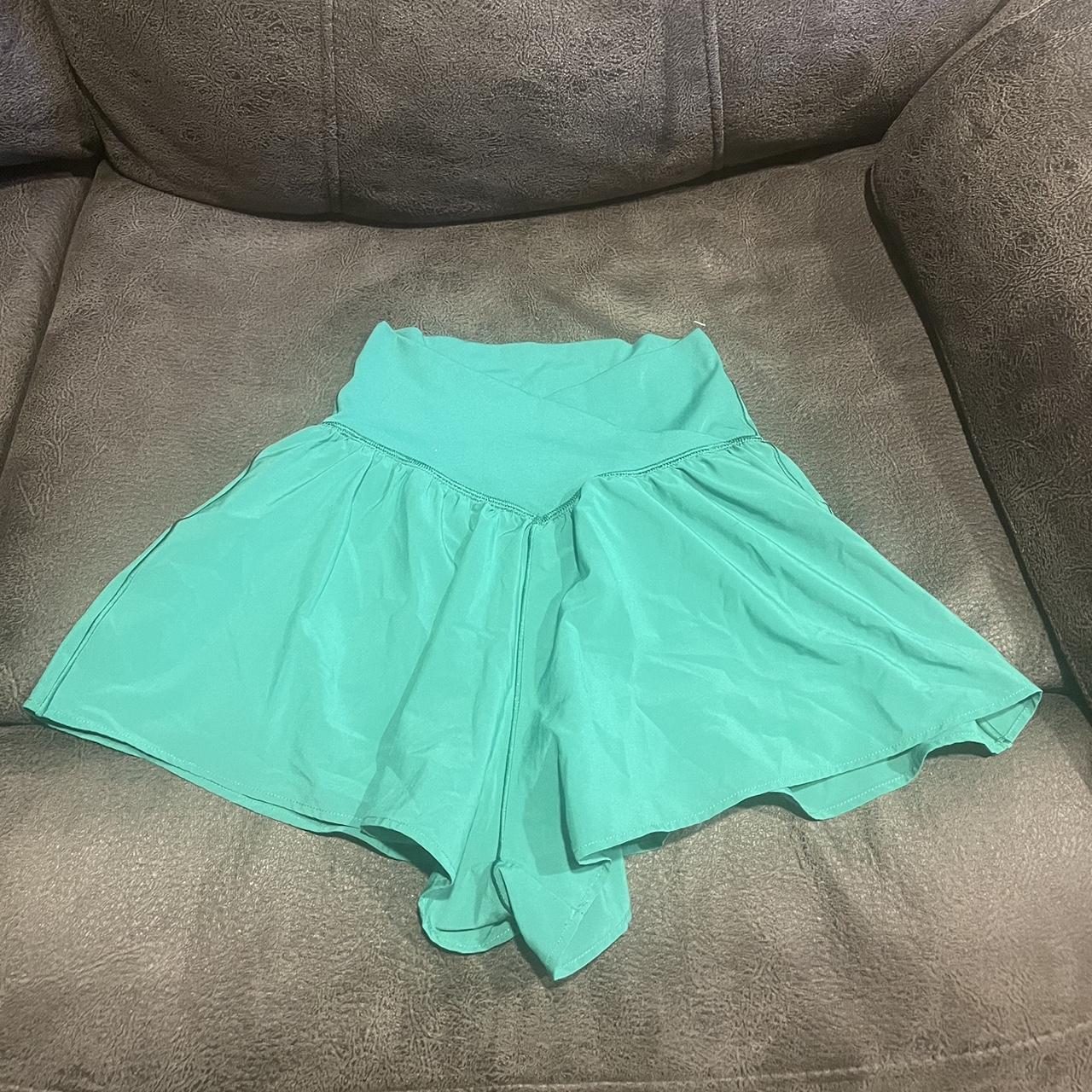 Aerie crossover shorts with built in spandex Depop