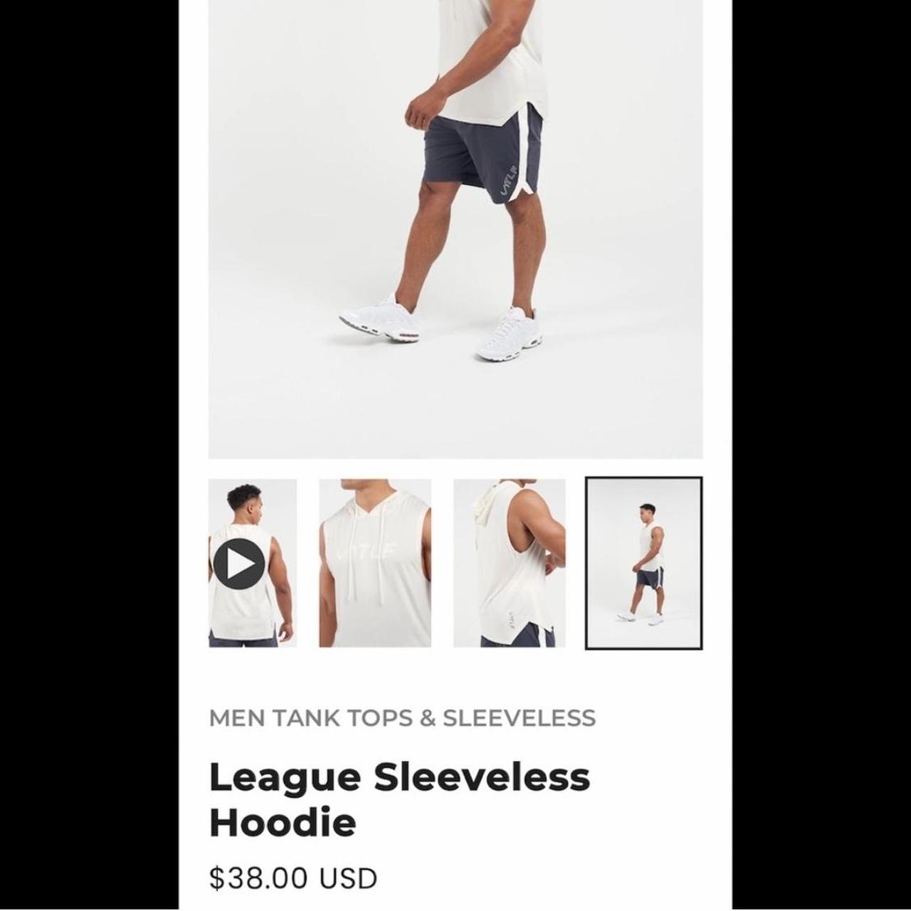 TLF apparel bundle white sleeveless hoodie, Depop