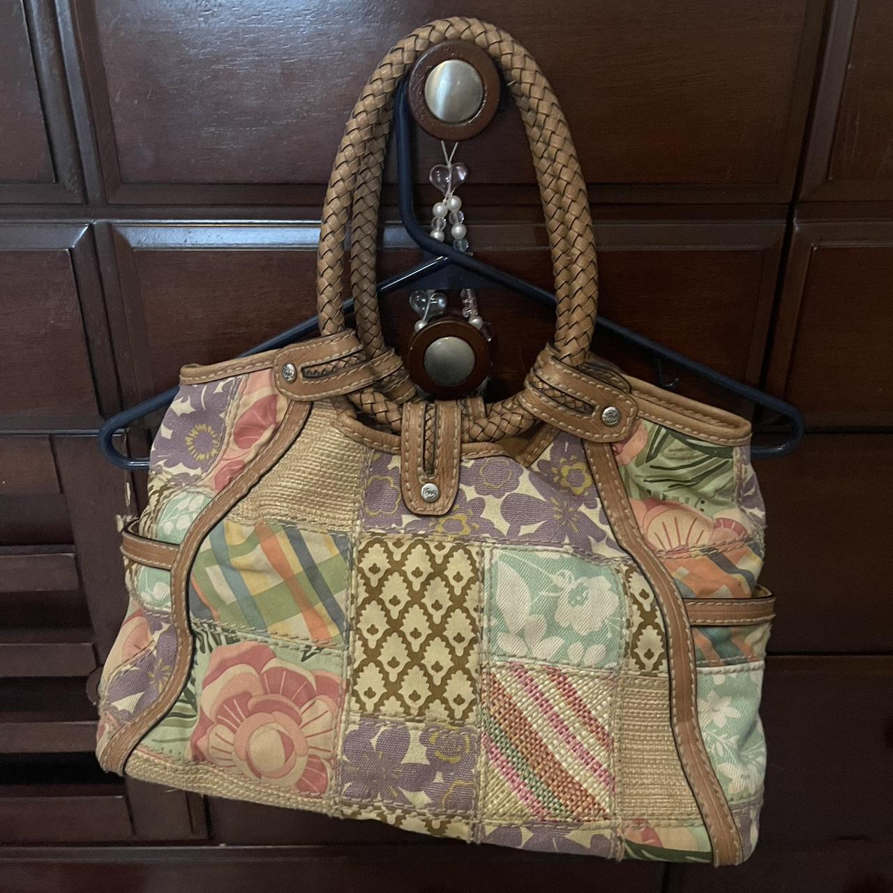 Fossil Women's Bag - Multi/Brown – Patchwork foss… - image 1