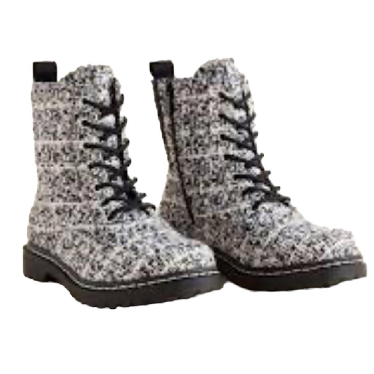 Torrid, Stevie, Tweed, Lace up, Combat boots,