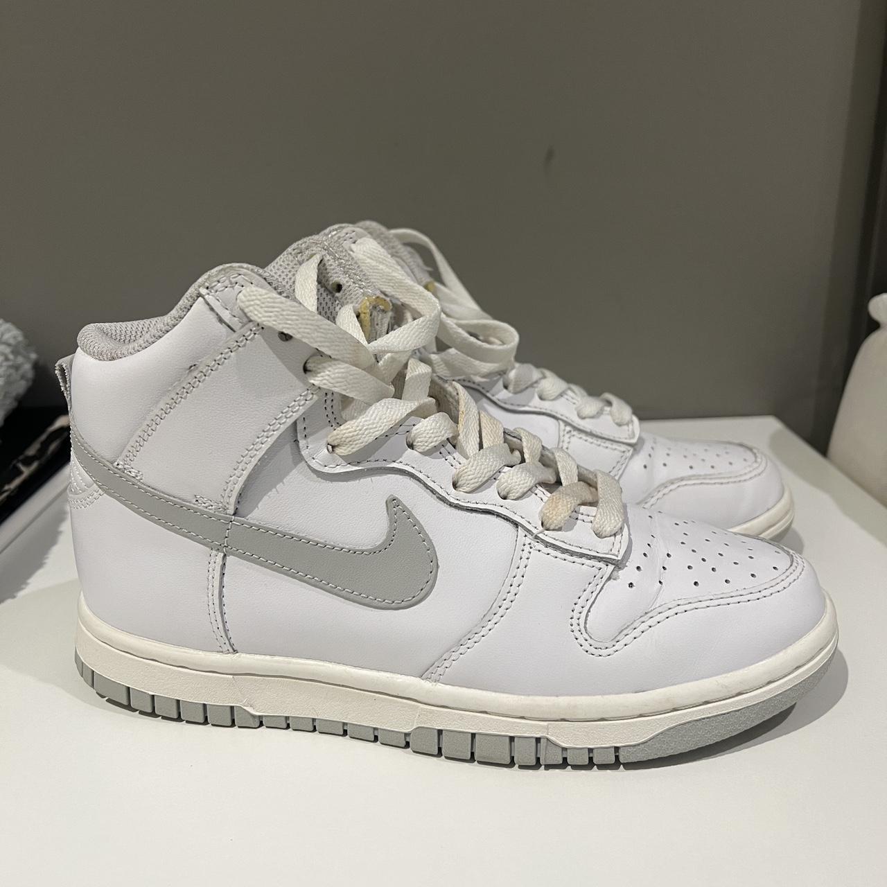 women nike dunk high wmns football grey