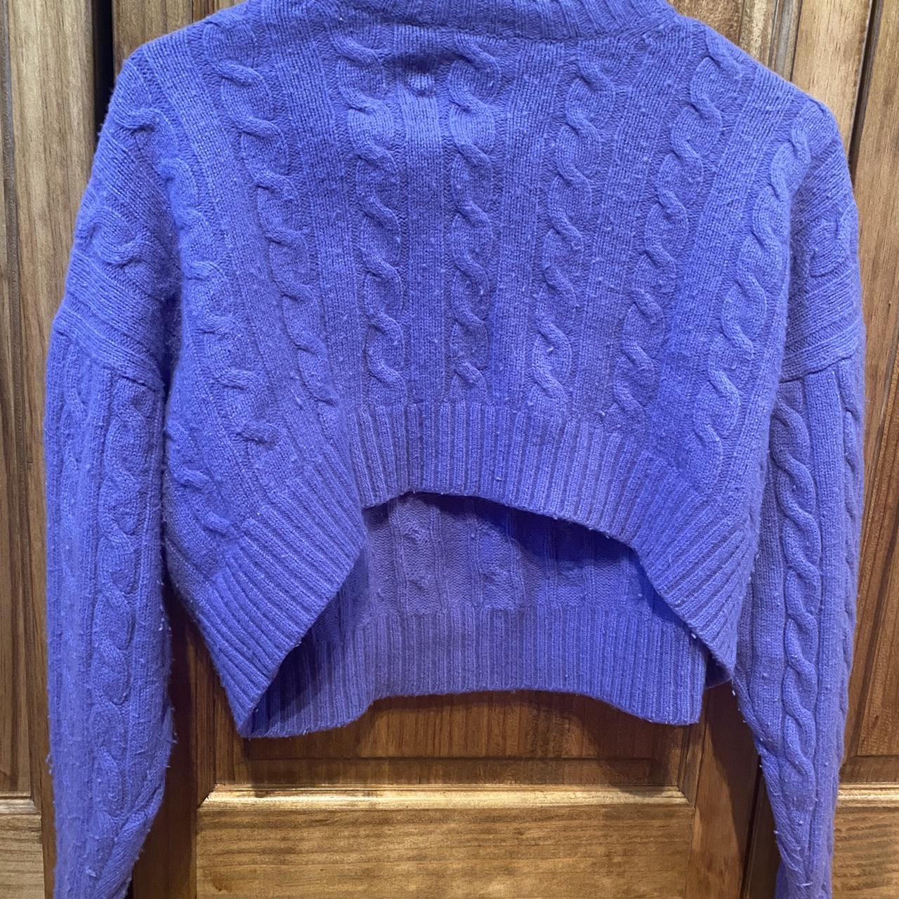 Aritzia purple sweater best sale