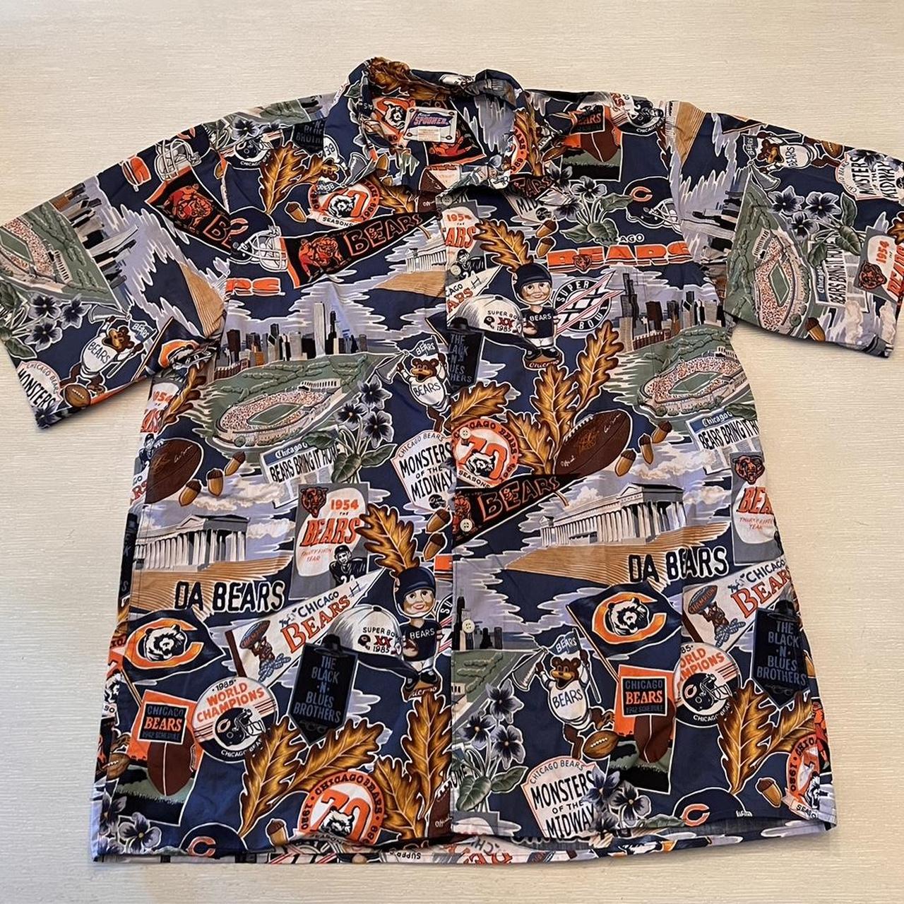 Vintage retailer NFL Bears all over print shirt