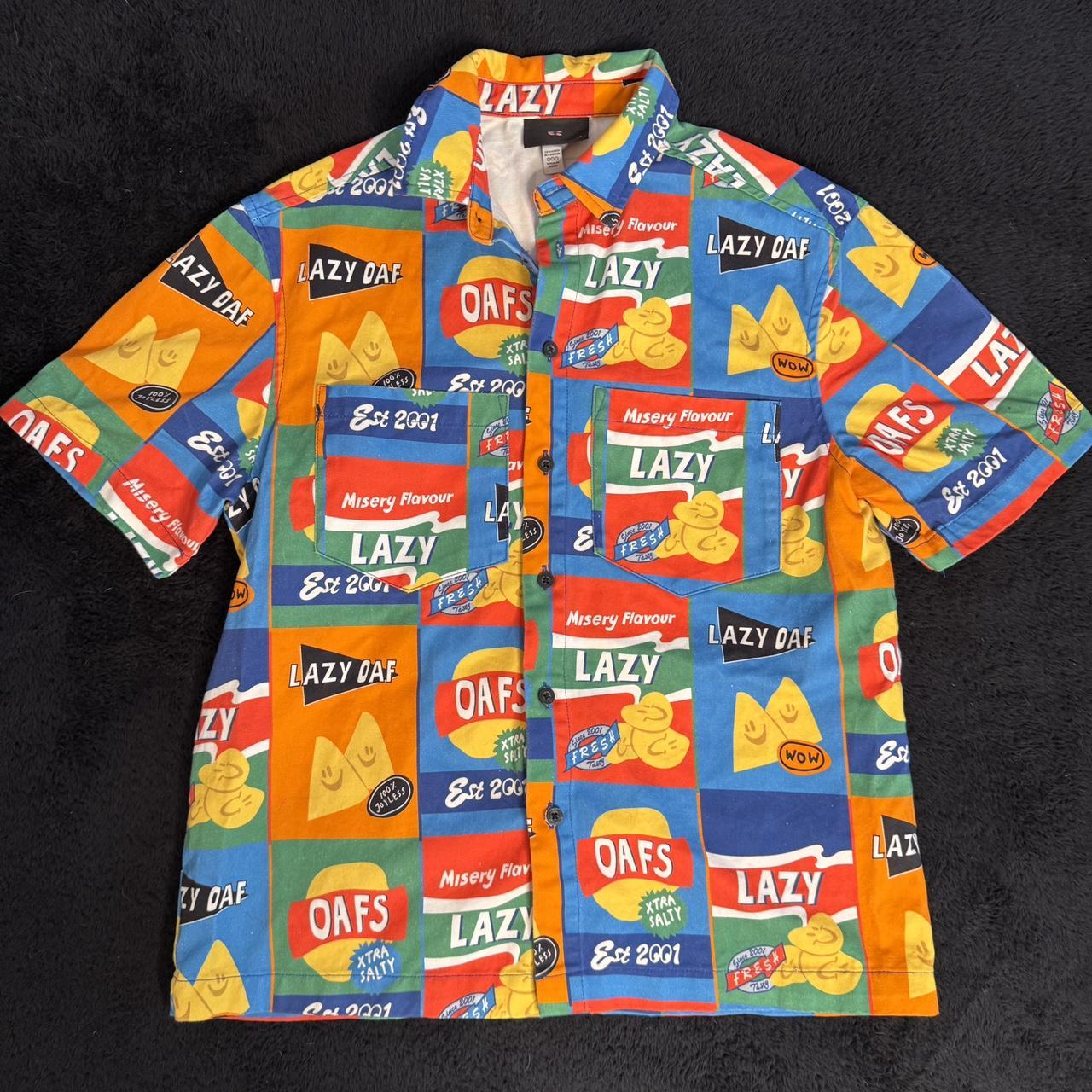 Lazy Oaf Men's Shirt - Multi - XS – Lazy Oaf shor… - image 1