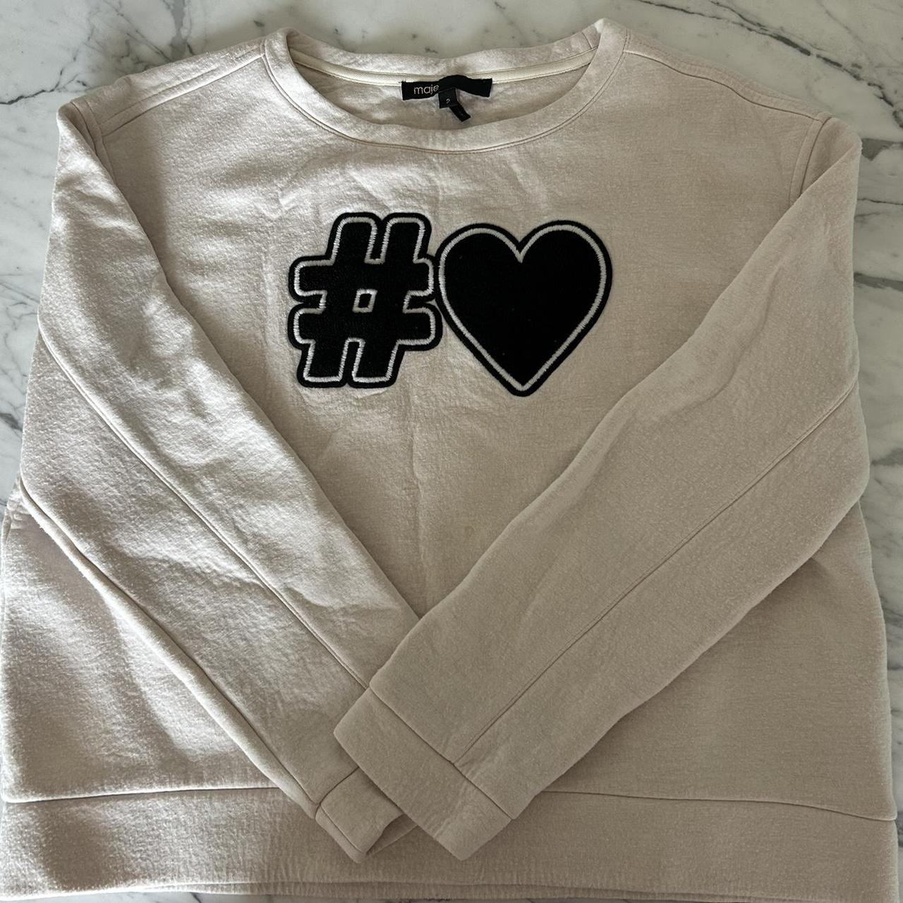 Maje love buy sweatshirt