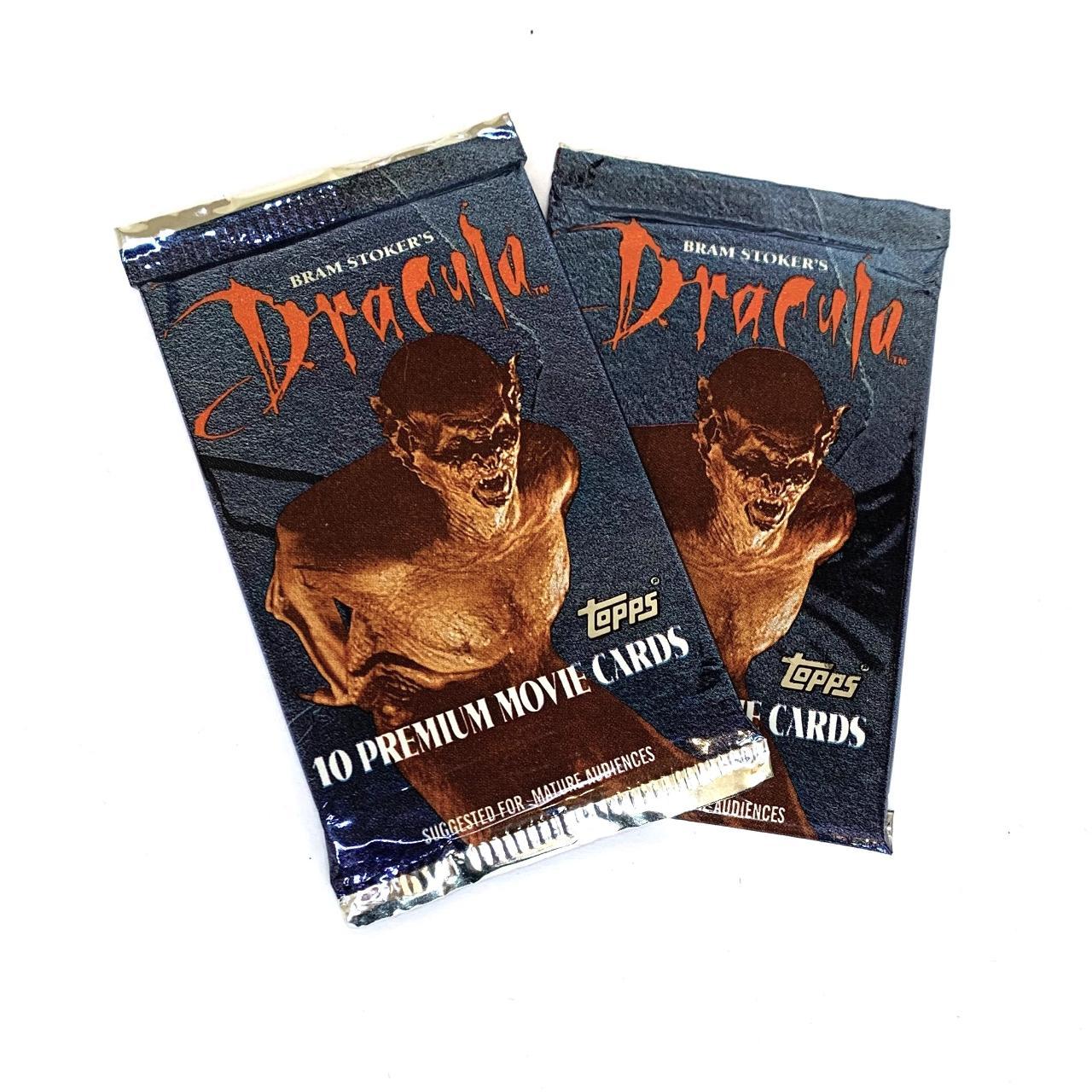 Two packs of the 90s Dracula trading cards.... - Depop